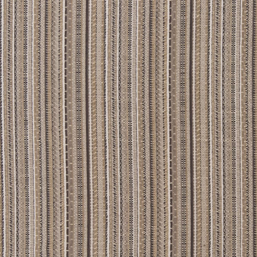 D1947 Stripe Granite Beige & Taupe Charlotte Fabrics