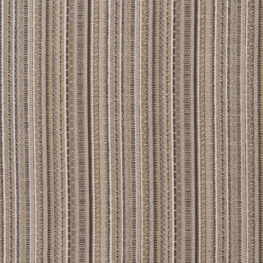 D1947 Stripe Granite Beige & Taupe Charlotte Fabrics