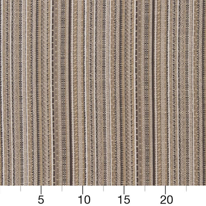 D1947 Stripe Granite Beige & Taupe Charlotte Fabrics