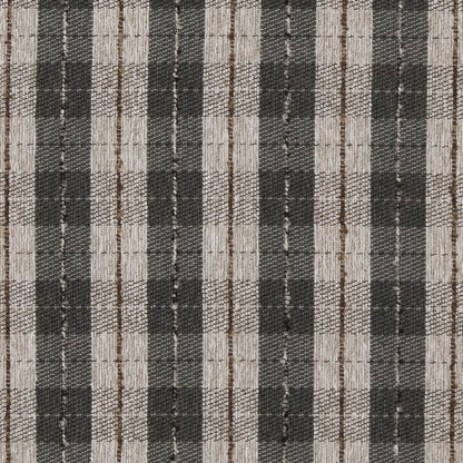 D1951 Plaid Mink Plaid Grey & Silver Charlotte Fabrics