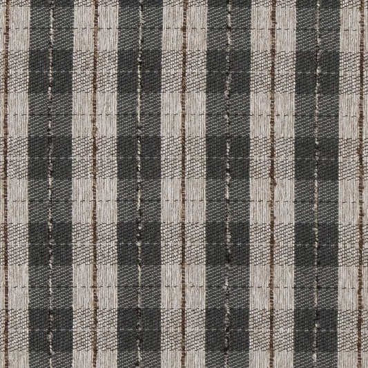 D1951 Plaid Mink Plaid Grey & Silver Charlotte Fabrics