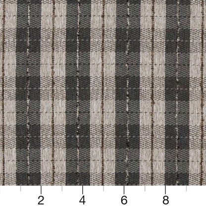 D1951 Plaid Mink Plaid Grey & Silver Charlotte Fabrics