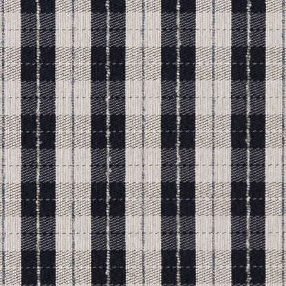 D1952 Plaid Navy Plaid Blue Charlotte Fabrics