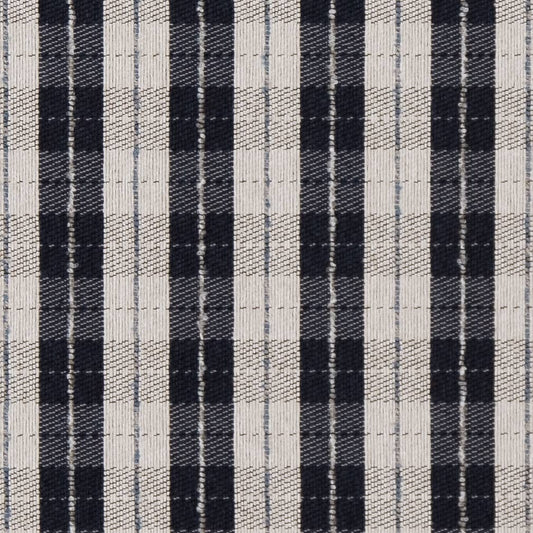 D1952 Plaid Navy Plaid Blue Charlotte Fabrics