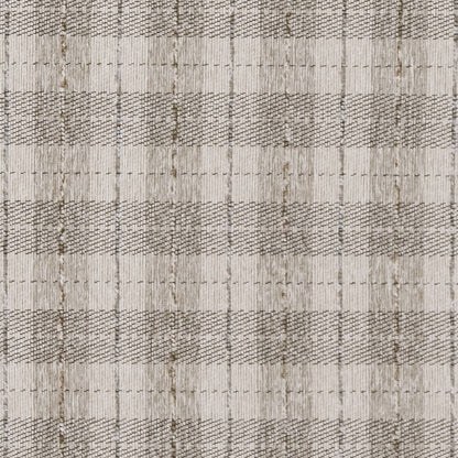 D1953 Plaid Linen Plaid Beige & Taupe Charlotte Fabrics