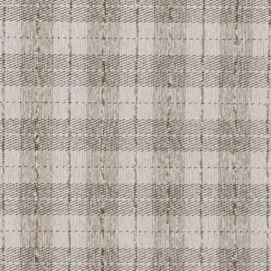 D1953 Plaid Linen Plaid Beige & Taupe Charlotte Fabrics