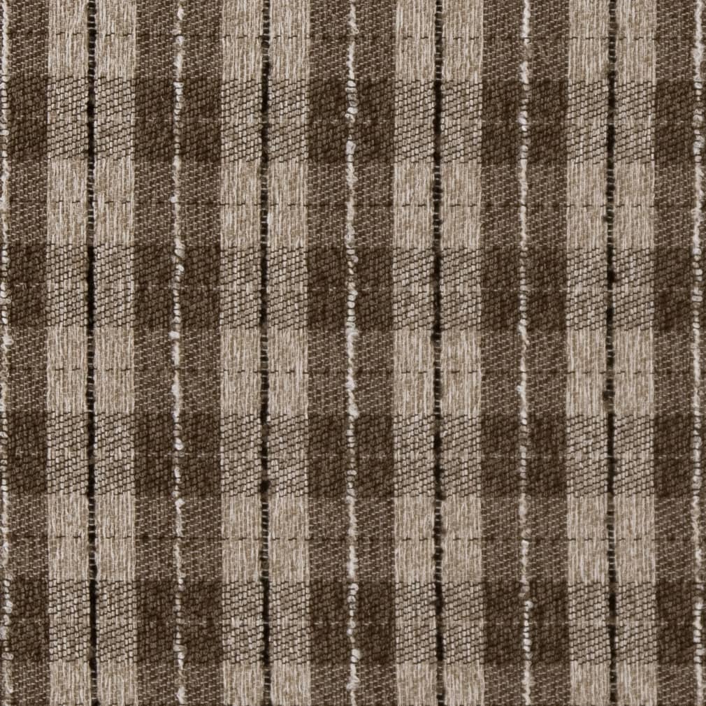 D1955 Plaid Cocoa Plaid Brown Charlotte Fabrics