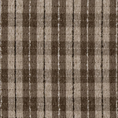 D1955 Plaid Cocoa Plaid Brown Charlotte Fabrics