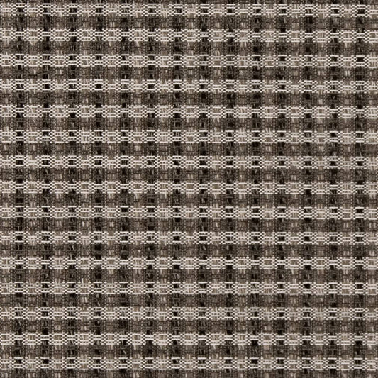 D1964 Check & Houndstooth,Small Scale Onyx Black,Grey & Silver Charlotte Fabrics