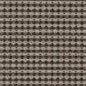 D1964 Check & Houndstooth,Small Scale Onyx Black,Grey & Silver Charlotte Fabrics