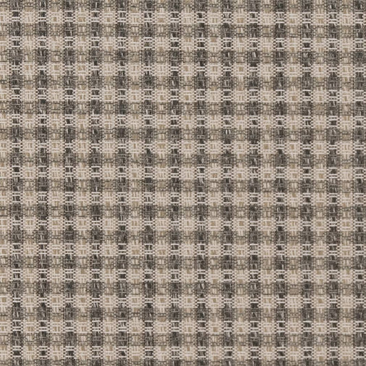 D1966 Check & Houndstooth,Small Scale Pewter Grey & Silver Charlotte Fabrics