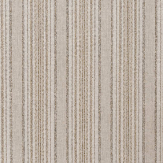 D1968 Stripe Beach Beige & Taupe Charlotte Fabrics