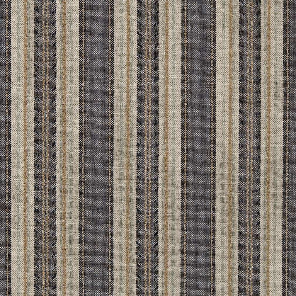D1969 Stripe Steel Blue Charlotte Fabrics