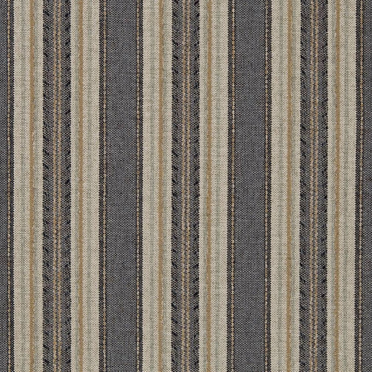 D1969 Stripe Steel Blue Charlotte Fabrics