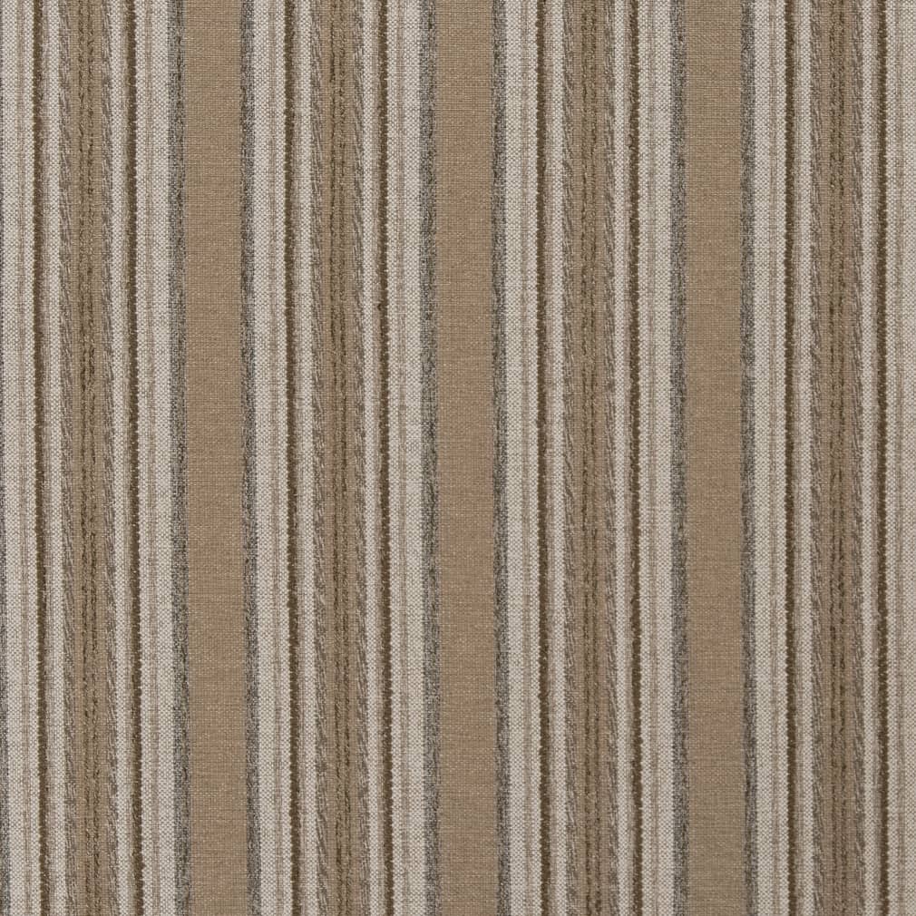 D1970 Stripe Sandstone Brown Charlotte Fabrics