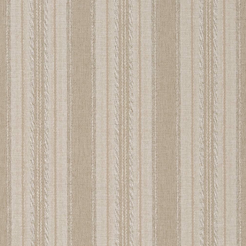 D1971 Stripe Salt Beige & Taupe Charlotte Fabrics