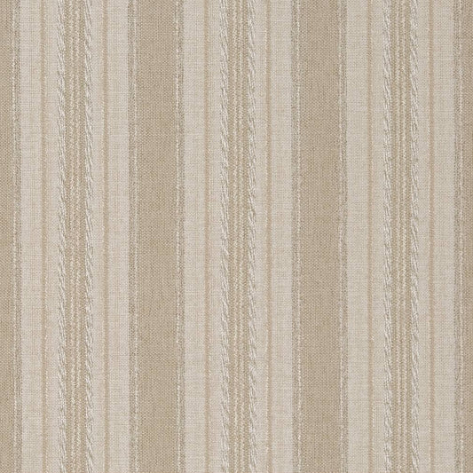 D1971 Stripe Salt Beige & Taupe Charlotte Fabrics