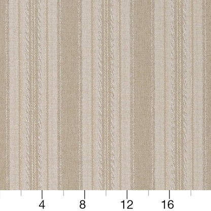 D1971 Stripe Salt Beige & Taupe Charlotte Fabrics
