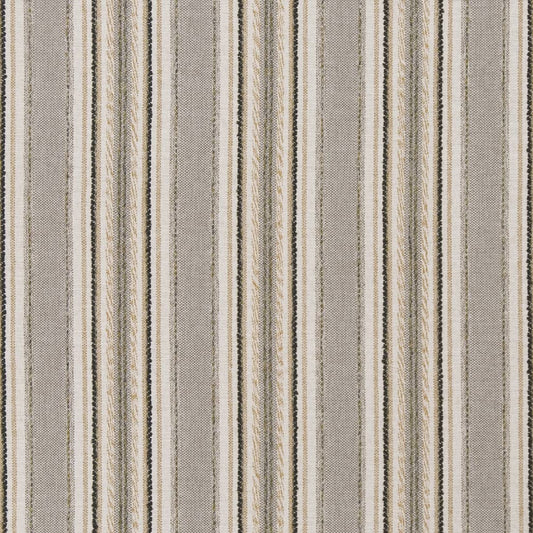 D1972 Stripe Spruce Beige & Taupe,Green Charlotte Fabrics