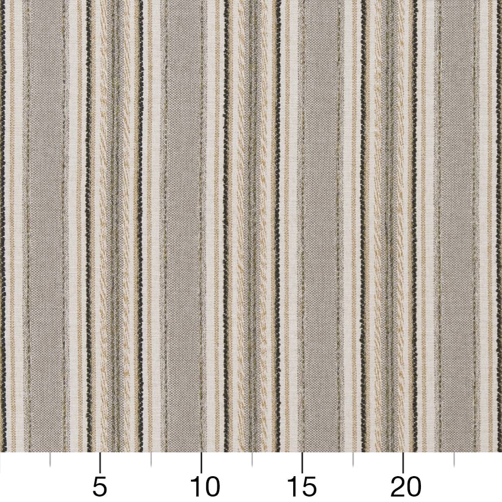 D1972 Stripe Spruce Beige & Taupe,Green Charlotte Fabrics