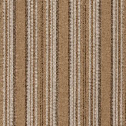 D1973 Stripe Straw Brown Charlotte Fabrics