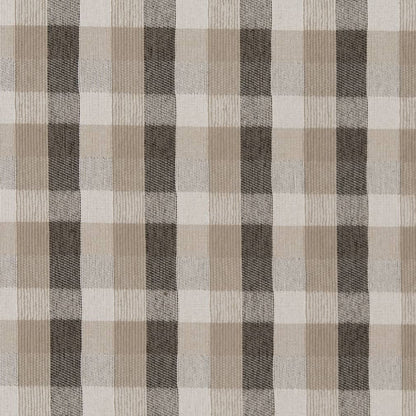 D1976 Check & Houndstooth,Plaid Pebble Beige & Taupe,Grey & Silver Charlotte Fabrics