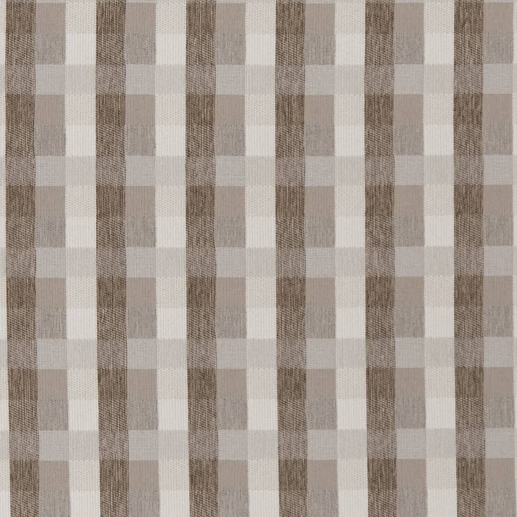 D1977 Check & Houndstooth,Plaid Dove Beige & Taupe Charlotte Fabrics
