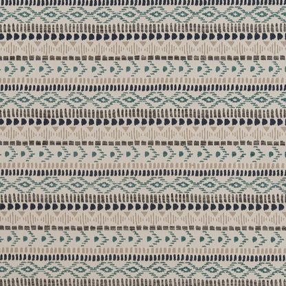 D2000 Abstract & Geometric,Global,Small Scale,Southwestern Lake Aqua & Teal,Blue Charlotte Fabrics