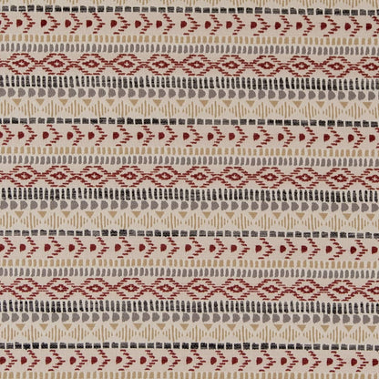 D2002 Abstract & Geometric,Global,Small Scale,Southwestern Chili Red & Burgundy Charlotte Fabrics