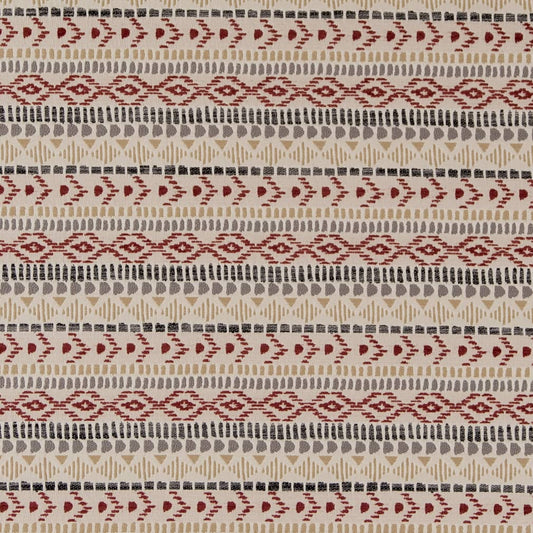 D2002 Abstract & Geometric,Global,Small Scale,Southwestern Chili Red & Burgundy Charlotte Fabrics