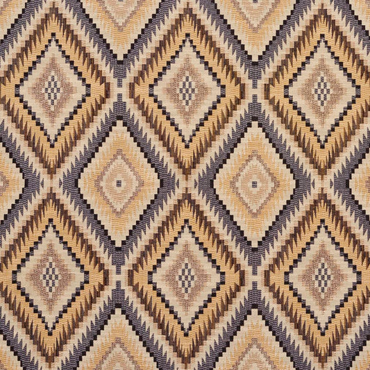 D2004 Abstract & Geometric,Diamonds,Global,Southwestern Chateau Gold & Yellow Charlotte Fabrics