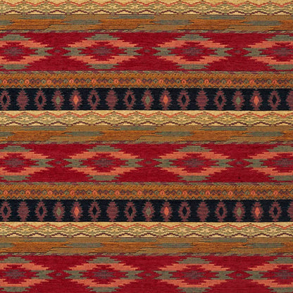D2006 Abstract & Geometric,Global,Southwestern Sienna Red & Burgundy Charlotte Fabrics