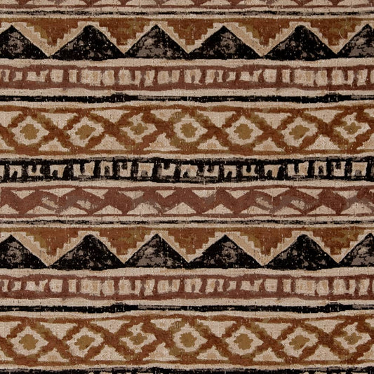 D2007 Abstract & Geometric,Global,Southwestern Ridge Brown Charlotte Fabrics