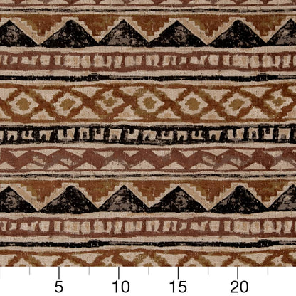 D2007 Abstract & Geometric,Global,Southwestern Ridge Brown Charlotte Fabrics