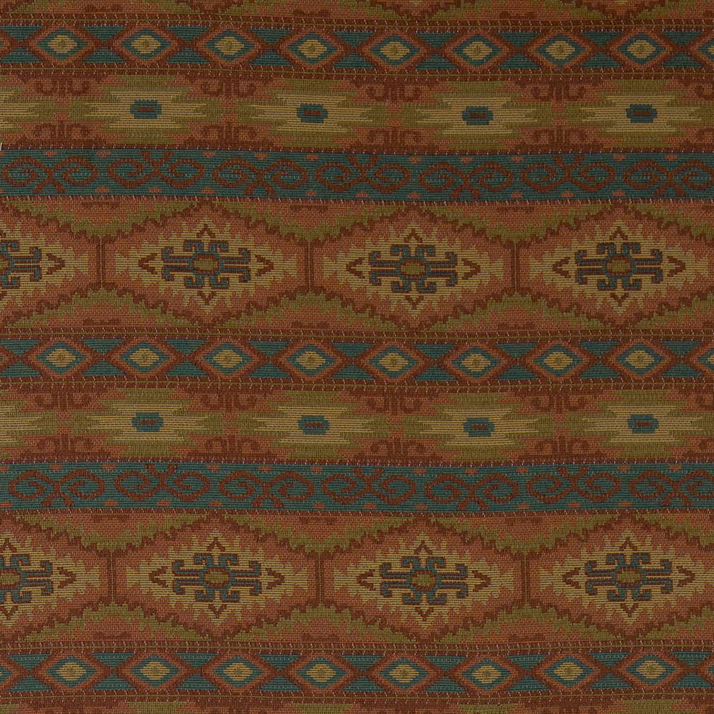 D2009 Abstract & Geometric,Global,Southwestern Leather Aqua & Teal,Orange & Rust Charlotte Fabrics