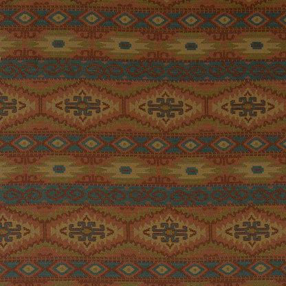 D2009 Abstract & Geometric,Global,Southwestern Leather Aqua & Teal,Orange & Rust Charlotte Fabrics