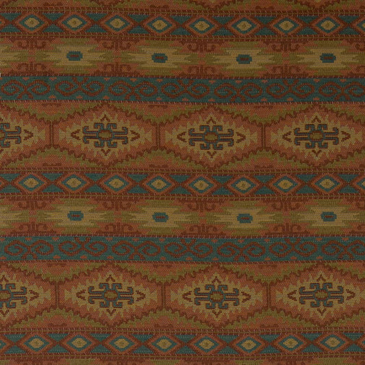 D2009 Abstract & Geometric,Global,Southwestern Leather Aqua & Teal,Orange & Rust Charlotte Fabrics