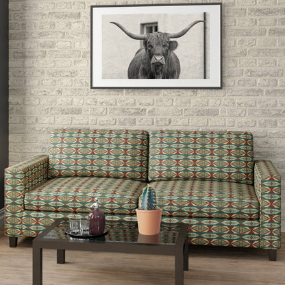 D2010 Abstract & Geometric,Global,Southwestern Teal Aqua & Teal Charlotte Fabrics
