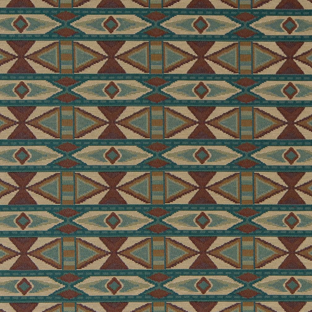 D2010 Abstract & Geometric,Global,Southwestern Teal Aqua & Teal Charlotte Fabrics