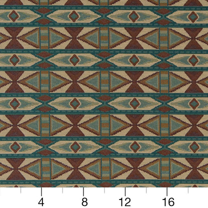 D2010 Abstract & Geometric,Global,Southwestern Teal Aqua & Teal Charlotte Fabrics