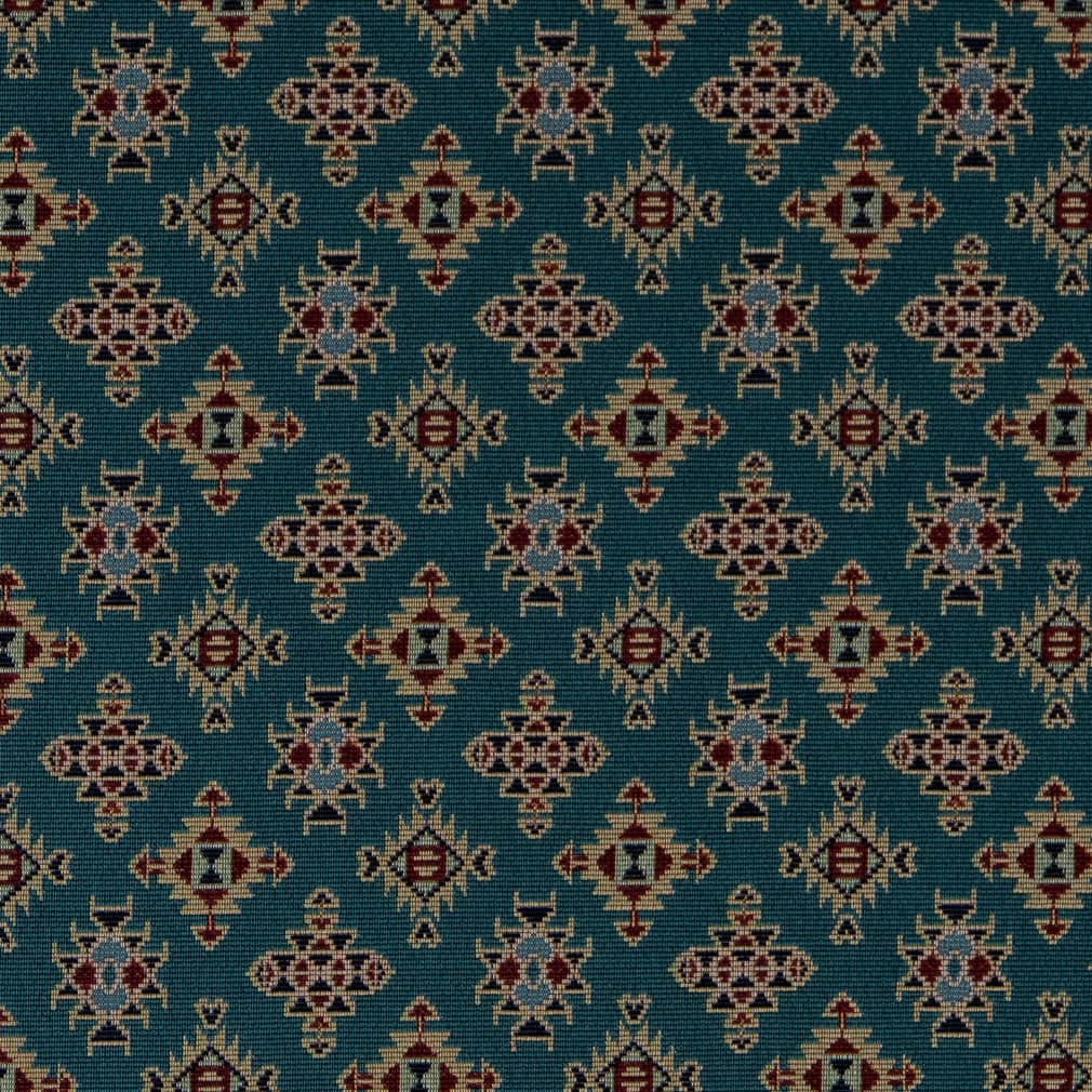 D2014 Global,Small Scale,Southwestern Turquoise Aqua & Teal Charlotte Fabrics