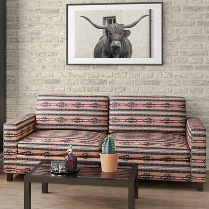 D2015 Abstract & Geometric,Global,Southwestern Pottery Stripe Brown,Orange & Rust Charlotte Fabrics