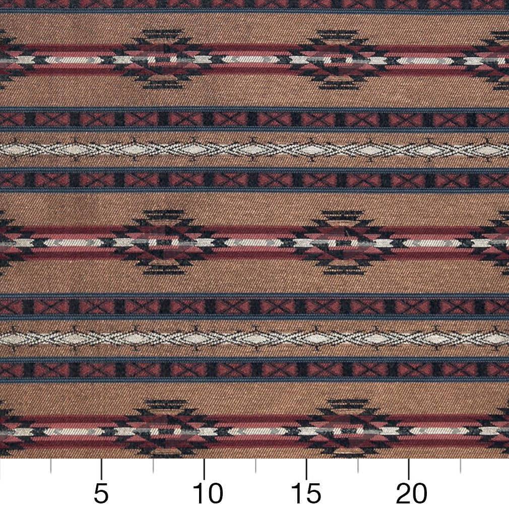 D2015 Abstract & Geometric,Global,Southwestern Pottery Stripe Brown,Orange & Rust Charlotte Fabrics