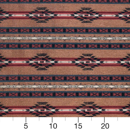 D2015 Abstract & Geometric,Global,Southwestern Pottery Stripe Brown,Orange & Rust Charlotte Fabrics