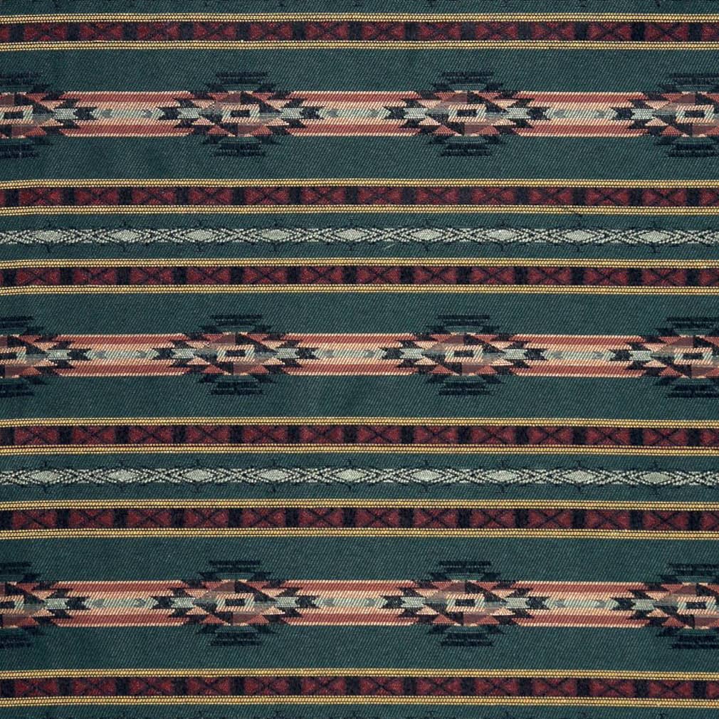 D2016 Abstract & Geometric,Global,Southwestern Woodland Stripe Green Charlotte Fabrics