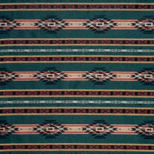 D2016 Abstract & Geometric,Global,Southwestern Woodland Stripe Green Charlotte Fabrics