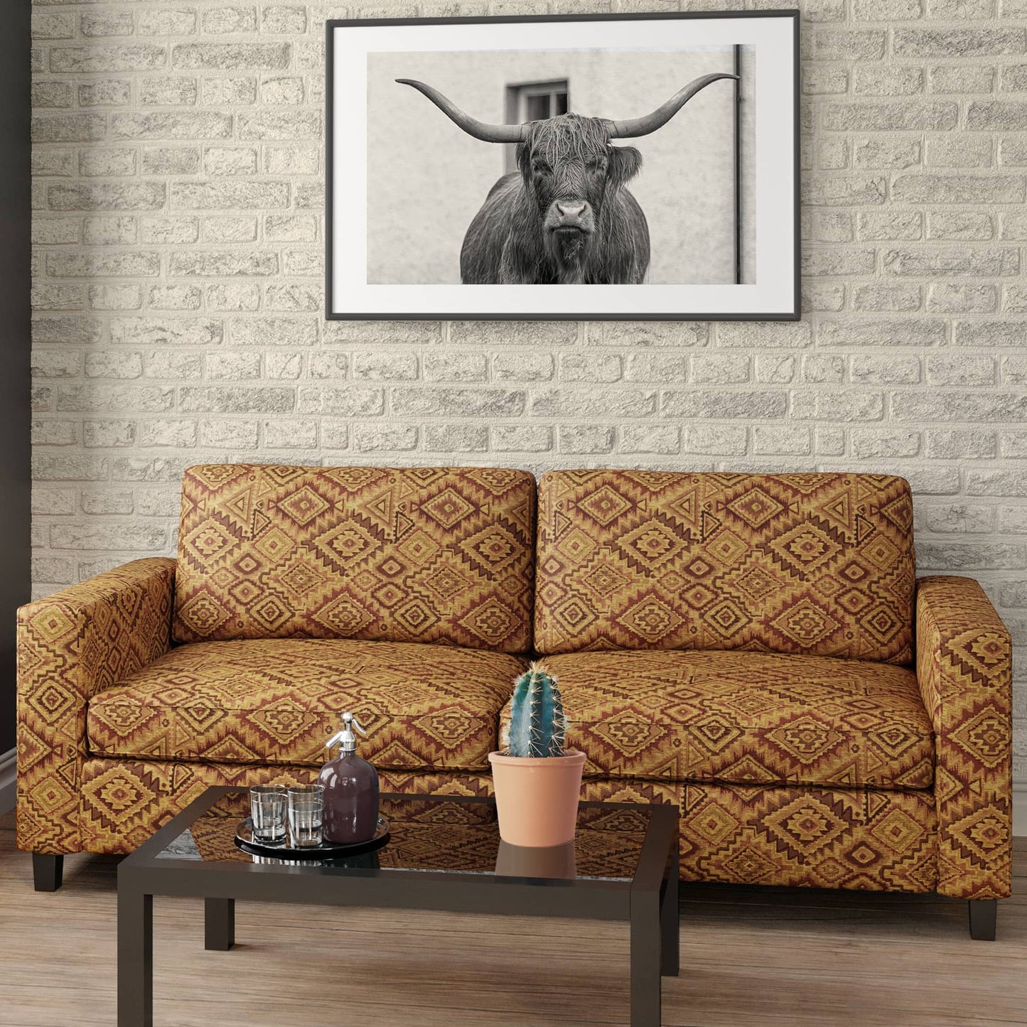 D2017 Abstract & Geometric,Global,Southwestern Sedona Gold & Yellow,Orange & Rust Charlotte Fabrics