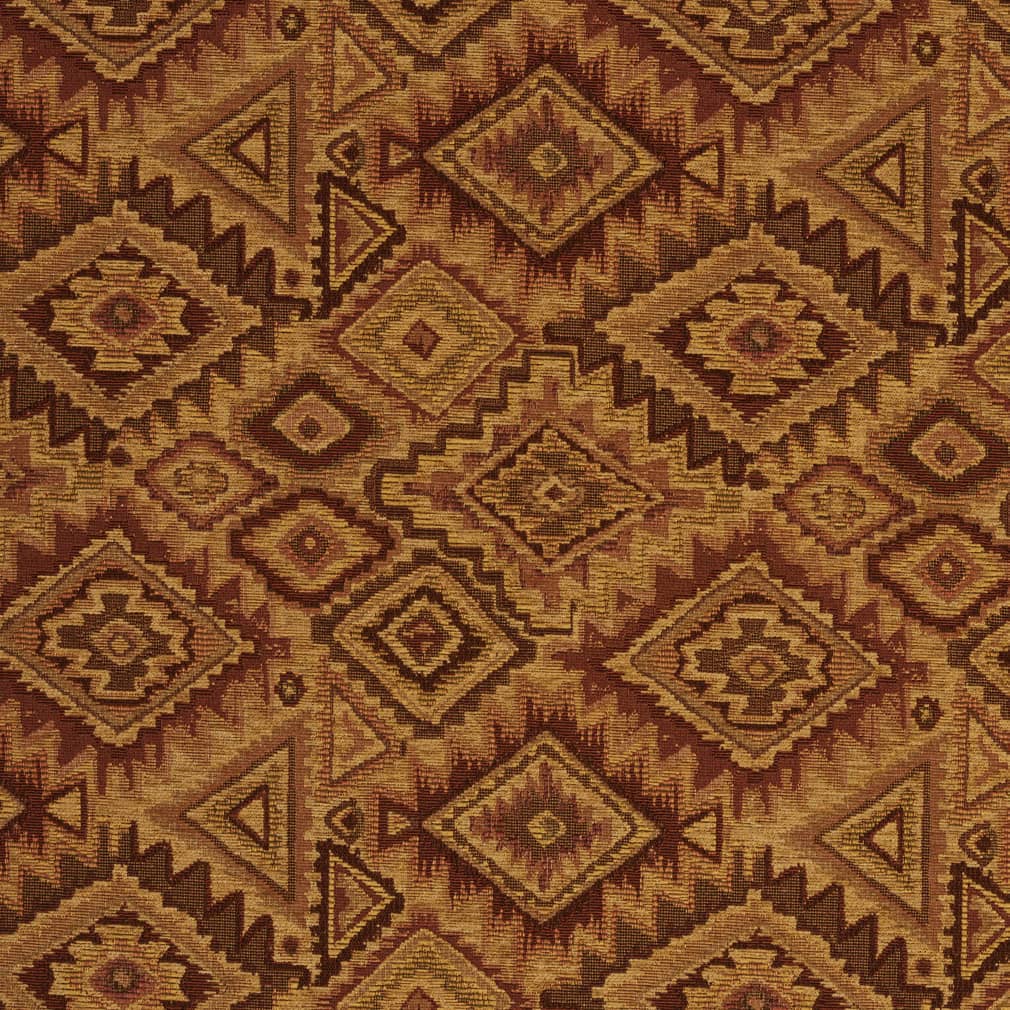 D2017 Abstract & Geometric,Global,Southwestern Sedona Gold & Yellow,Orange & Rust Charlotte Fabrics