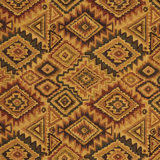 D2018 Abstract & Geometric,Global,Southwestern Aztec Gold & Yellow,Orange & Rust Charlotte Fabrics