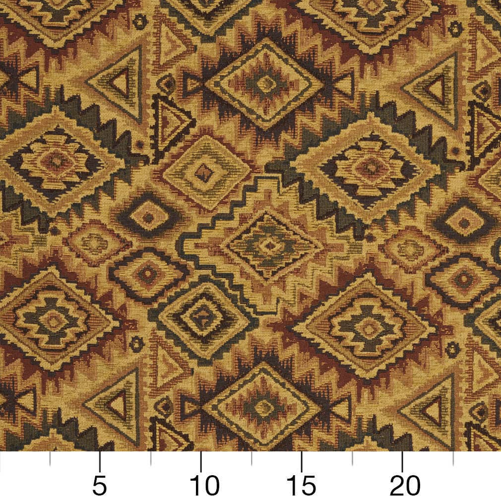D2018 Abstract & Geometric,Global,Southwestern Aztec Gold & Yellow,Orange & Rust Charlotte Fabrics